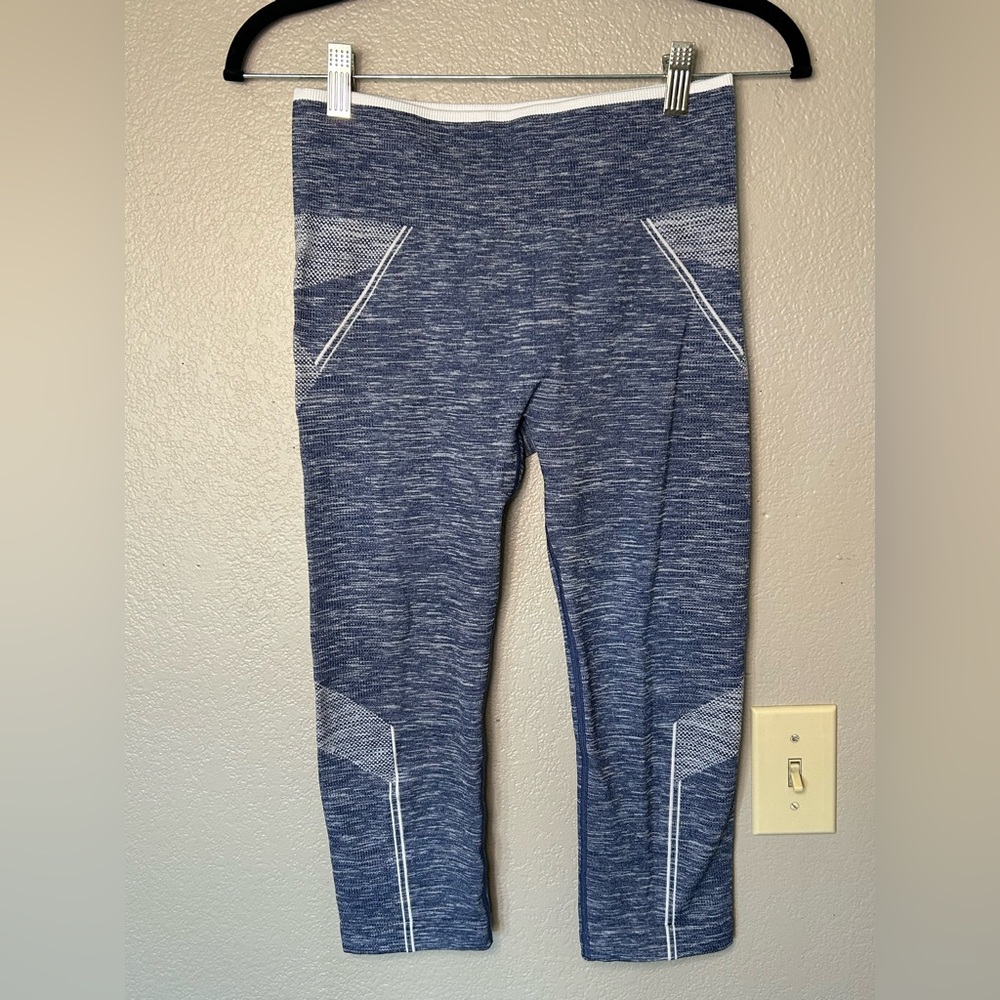 Ryka Women's Stretchy Compression Leggings Workout Athletic Running Size M